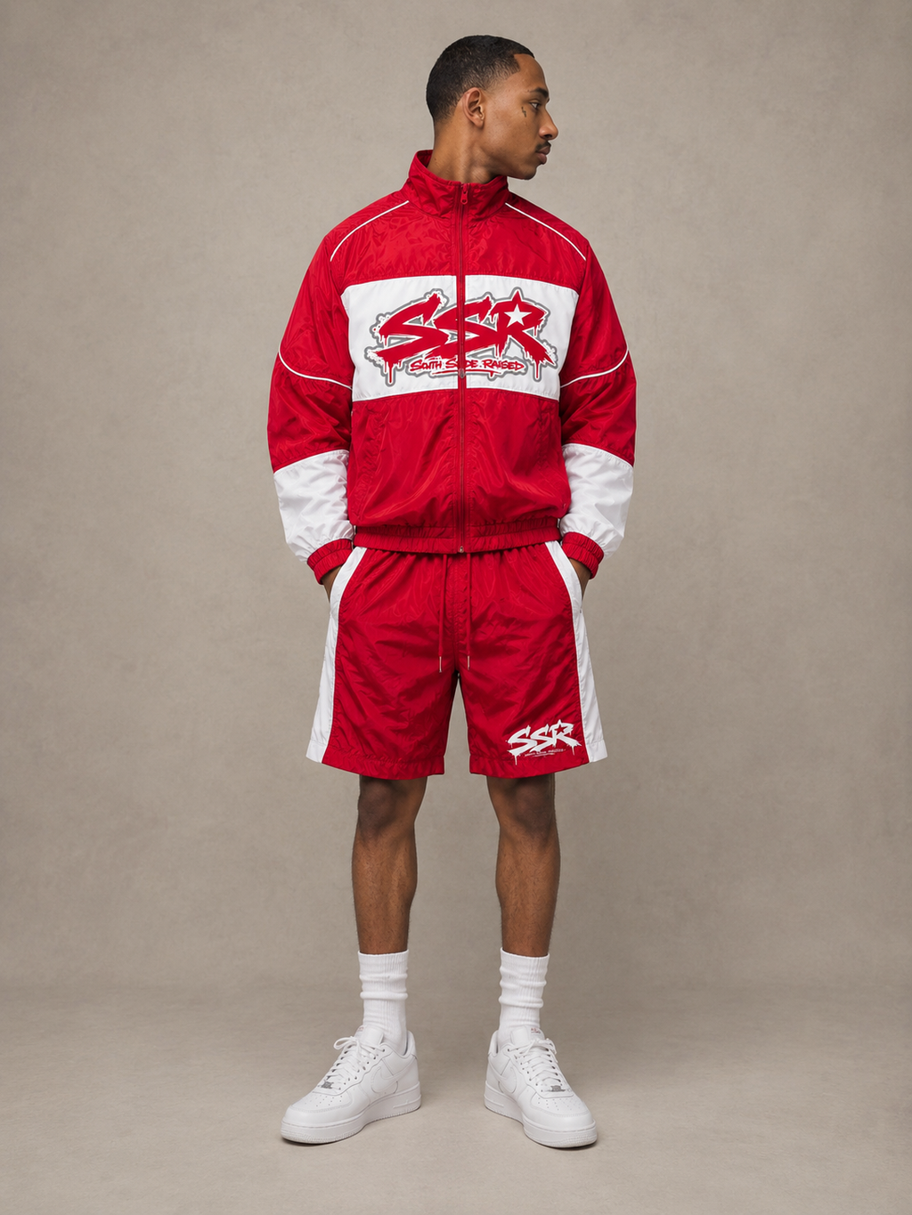 Crimson Motion Tracksuit