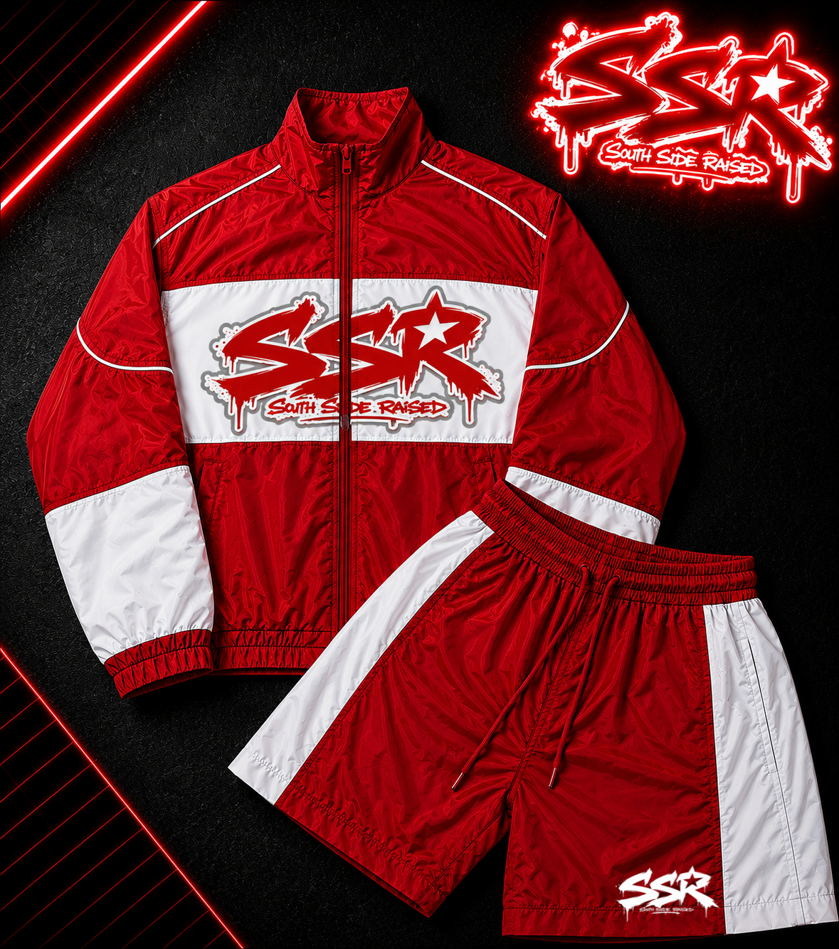 Crimson Motion Tracksuit